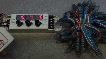 Dumb RGB Manual Knob and RF Remote Color Selector