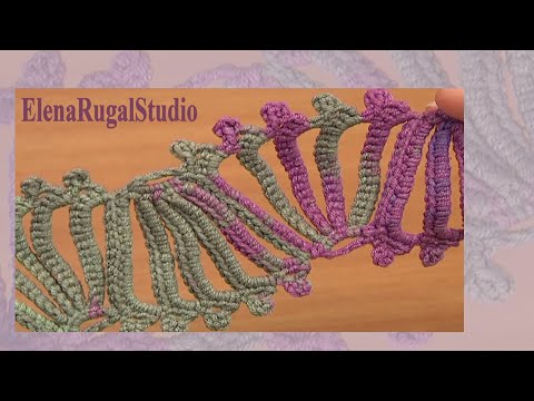 Crochet Lace Tape Tutorial 13 Crochet Borders - YouTube