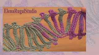 Crochet Lace Tape Tutorial 13 Crochet Borders