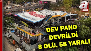 Hindistan'da dev reklam panosu devrildi: 8 ölü, 59 yaralı | A Haber Resimi