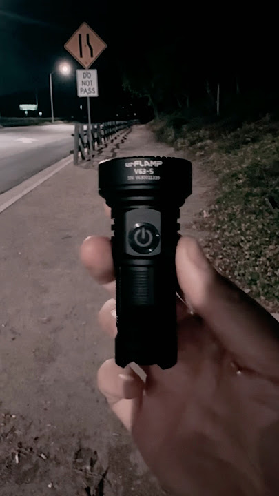 1500 Spotlight from urFlamp V63-S 🔦 #edc #flashlight #youtubeshorts #shorts