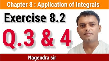 Ex 8.2 q 3 & 4 Solutions | Class 12 Math Exercise 8.2 Solution | Class 12 Application of Integrals |