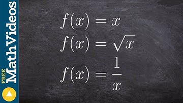 How to determine the domain of three different parent functions