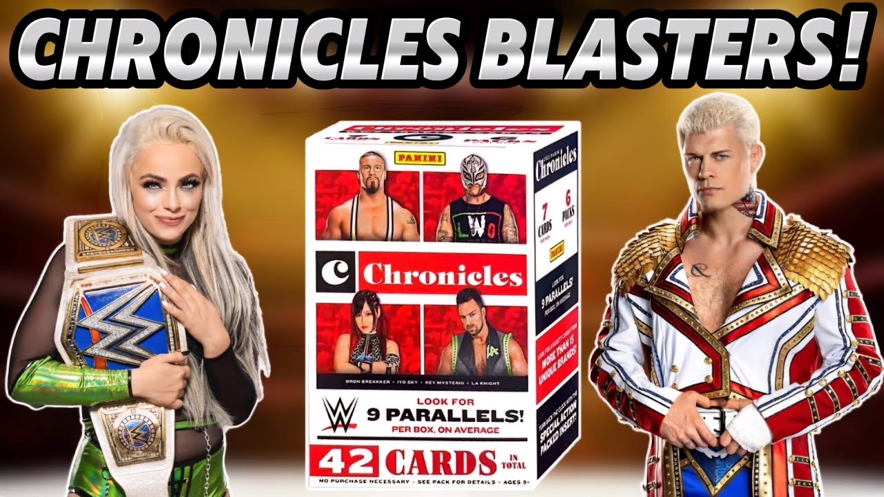 INSANE!🔥 2023 Panini Chronicles WWE Blaster Box Review!
