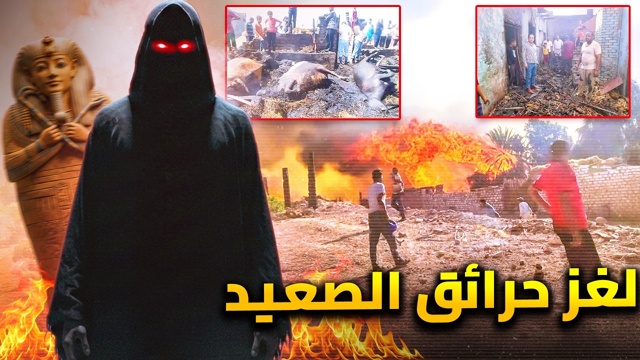 رعب غامض يضرب قرية في مصر | عشرات المنازل تحترق كل يوم بلا سبب !