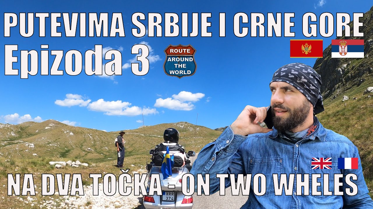 Motorom kroz CRNU GORU I Kampovao sam na 15m od mora I EP.3 - Motorom kroz Srbiju i C. Goru
