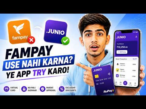 Best FamPay Alternative for Under 18? Junio Review (2026)