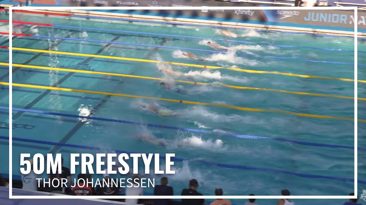 Thor Johannessen Tops Podium in 50M Freestyle | 2026 Speedo Junior Nationals
