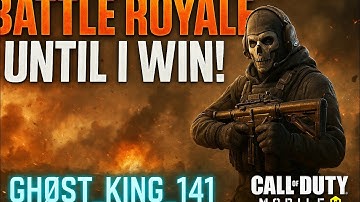 Battle Royale Until I Win! 🔥 Can I Survive in COD Mobile?