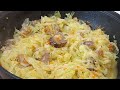 БОЖЕ КАК ВКУСНО И ПОЛЕЗНО !!! ТУШЕНАЯ КАПУСТА просто и очень вкусно с индейкой и свиным языком