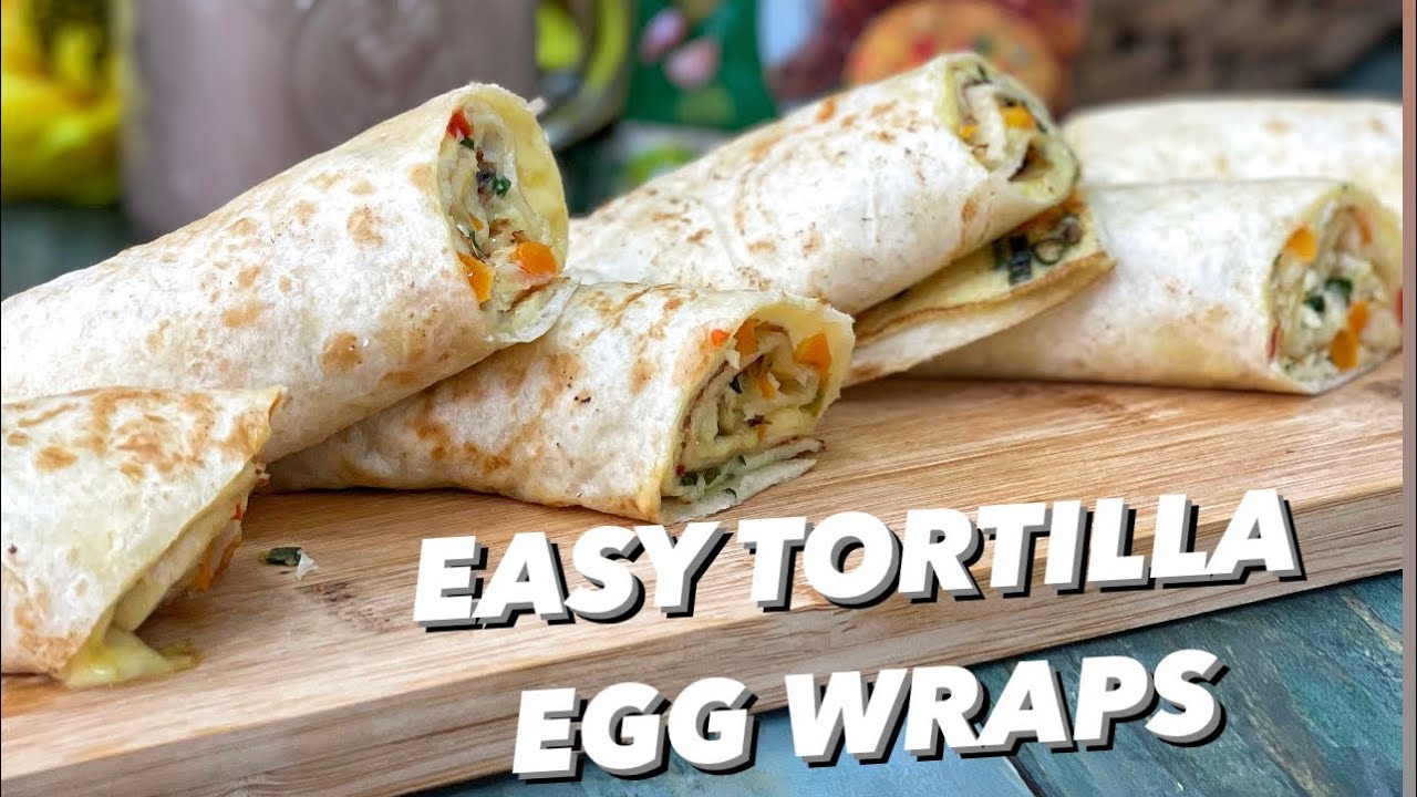 Easy Egg wrap for Sahur How to make Tortilla Egg wraps ramadan 