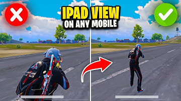 New iPad View Trick 🔥 | Get iPad View on Any Phone in PUBG Mobile / BGMI