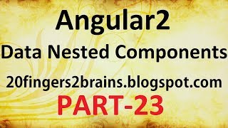 Angular2 - Passing data between nested components Net Worth