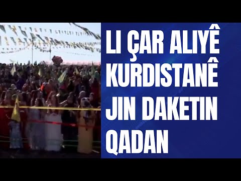 Bi boneya 8'ê Adarê Roja Jinên Kedkar ên Cîhanê li çar aliyên Kurdistanê jin li qadane.