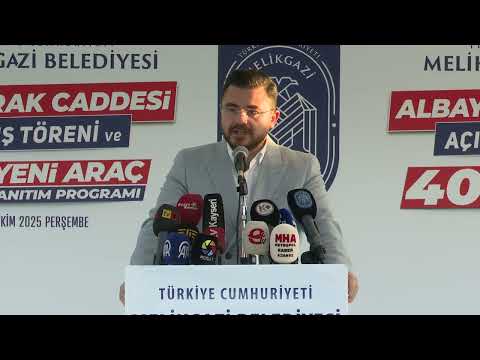 MELİKGAZİ ALBAYRAK CADDESİ AÇILIŞ VE YENİ ARAÇLAR TANITIM