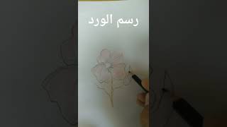 تعلم رسم الورد بالقلم الرصاص