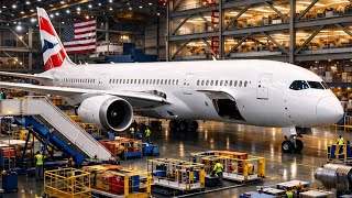 Unveiling the Giants: The aircraft manufacturing process at the Boeing Everett Factory.