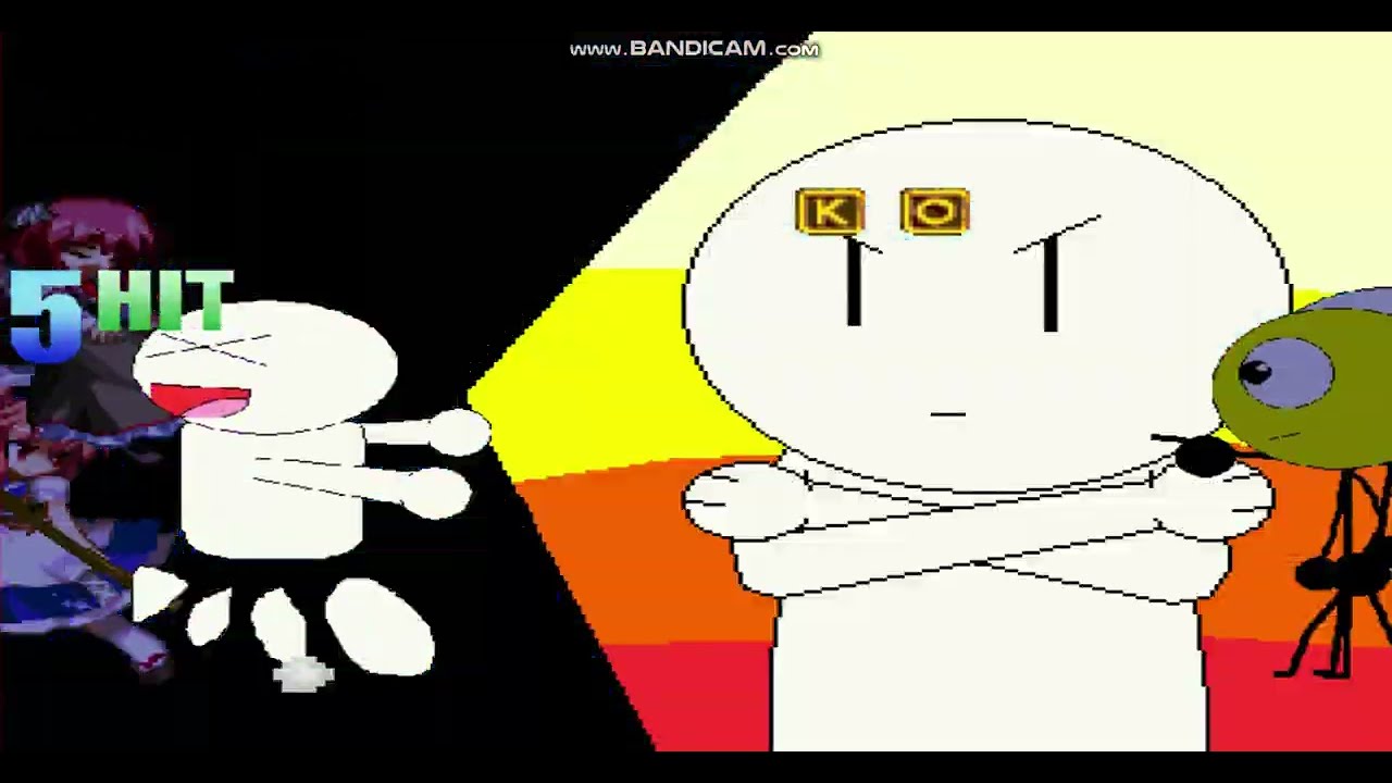 Nicolas16909 Mugen: Carlos The Stickman & Sadist Vs Clone Koa & Komachi Onozuka