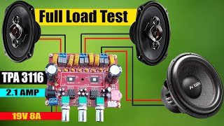 Original TPA 3116 Class-D 200 Watt 2.1 Amp Power Test