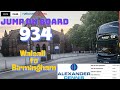 🚍Route 934 from Walsall to Birmingham | Commute with Ease | City Connect Express 🚌 💨