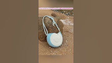 Túi đeo vai macrame vỏ sò #shorts #macrame #shellbag #handmade #diymacrame #tutorial #crochet
