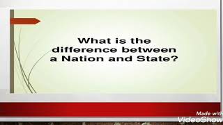Full Lecture Civics First Year (Difference Between State & Nation) News