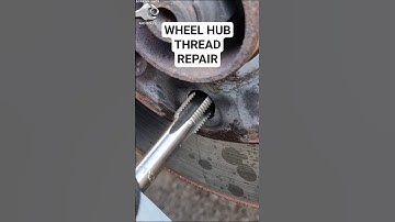Damaged Wheel Hub Thread Repair #threadrepair #threadtapping #wheelhub #hubrepair