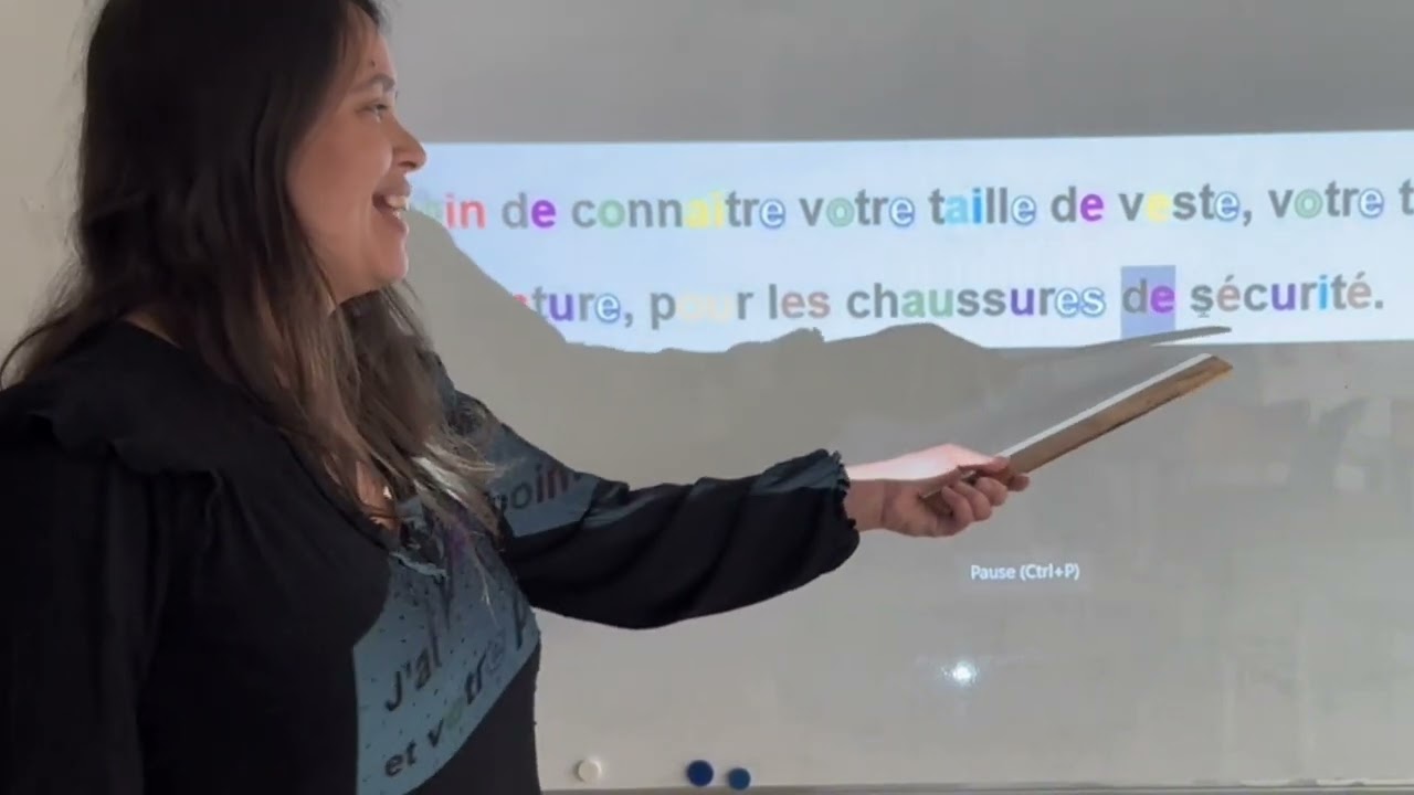 Lire la langue : vidéo 5 : parler de sa tenue de travail