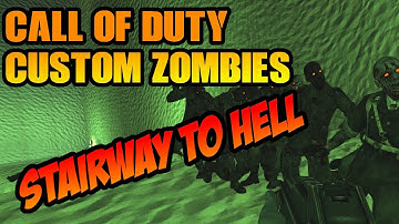 STAIR WAY TO HELL! "Call of Duty Zombies" Custom Map - Speed Run