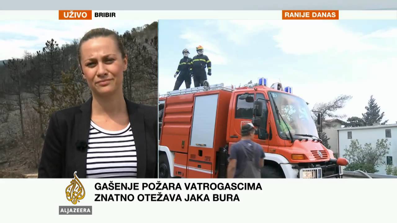 إيفانا بركيتش تتحدث عن الحرائق في منطقة كفارنر – الجزيرة البلقان