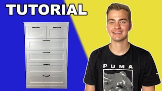 Easy To Follow Songesand 6 Drawer Chest IKEA Tutorial