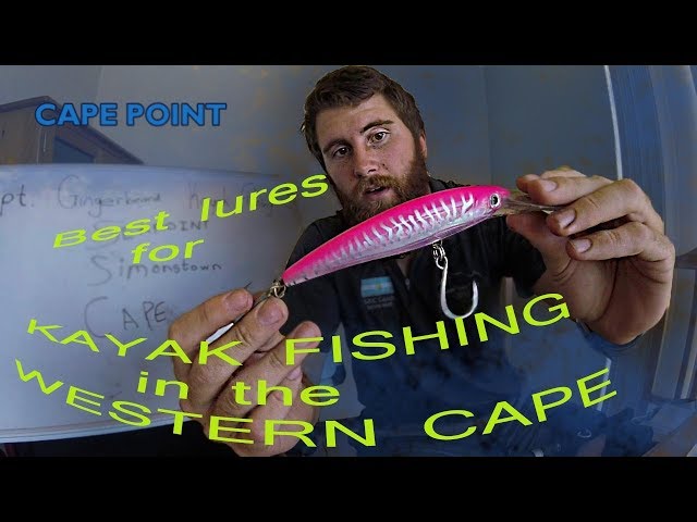 Best lures for kayak fishing, Western Cape SO FAR 