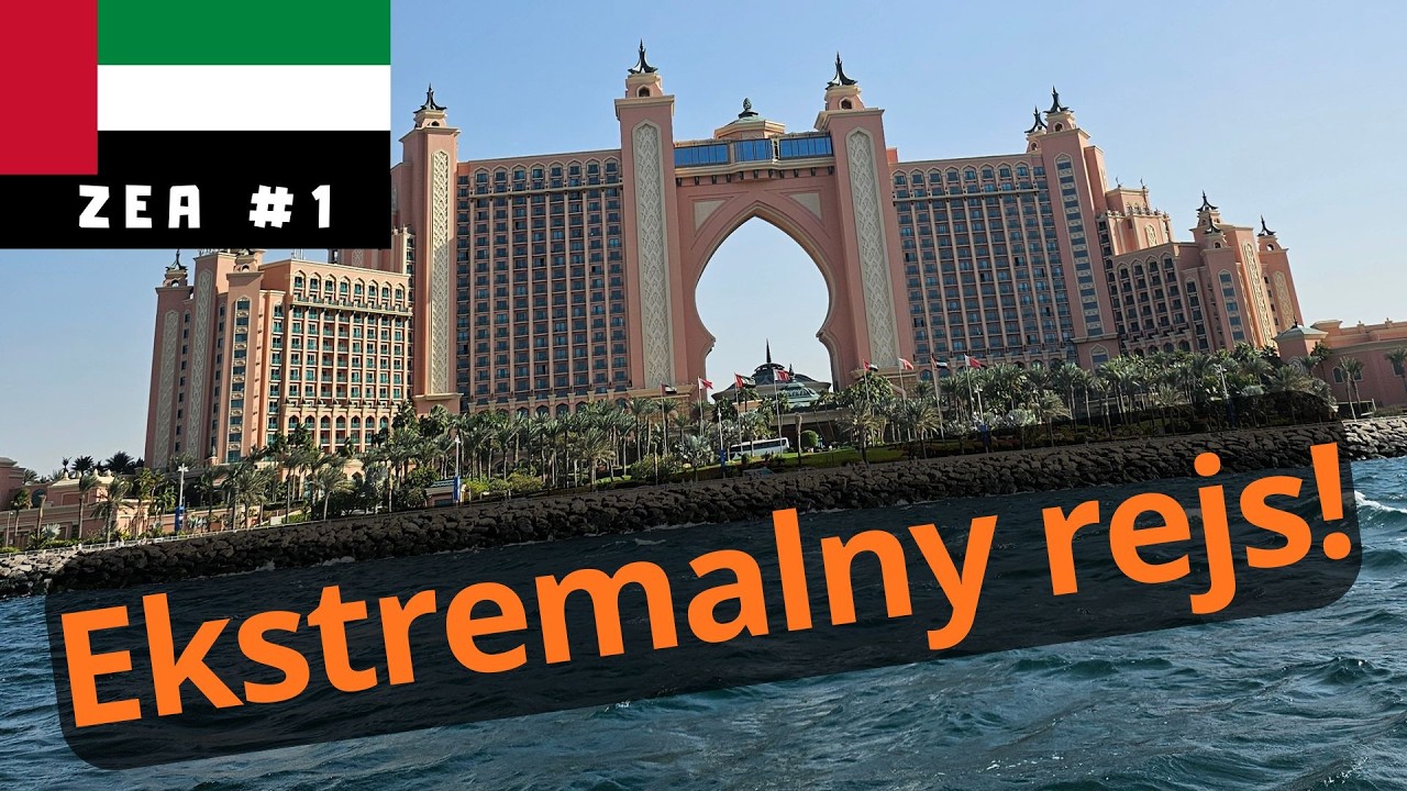 Dubai Marina, Ain Dubai, Atlantis The Palm, Burj Al Arab - zwiedzanie z motorówki! / ZEA #1