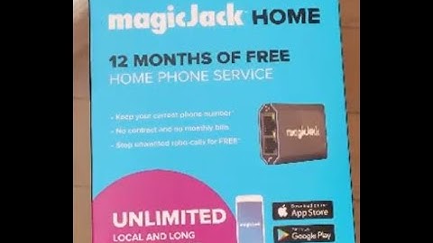 Magic Jack Home Unboxing / Magic Jack Phone application for Cell phone desktop and Laptop