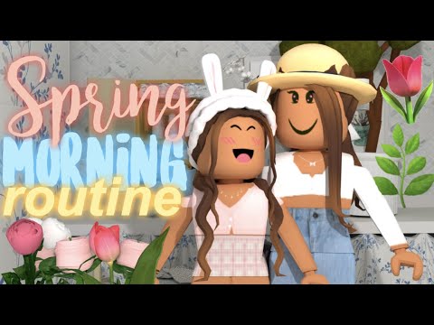 Mother And Daughter Spring Morning Routine Roblox Bloxburg Roleplay Youtube - my morning routine in bloxburg roblox bloxburg youtube