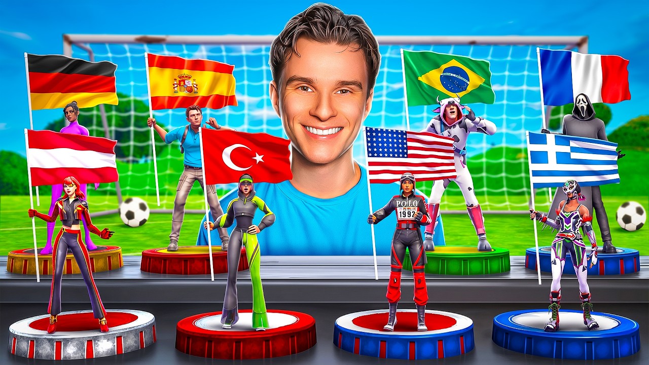 WELCHE NATION IST DIE BESTE IN FORTNITE? 🇩🇪🇦🇷🇵🇹🇪🇸🇧🇷