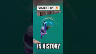 Fastest 1vs4 in history 🤯😳😱