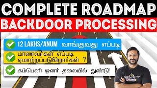 மாணவர்கள் எப்படி ஏமாற்றப்படுகிறார்கள்  Back door processing complete Roadmap #backdoor #jobs