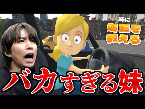 【発狂】音声で妹に運転を教えるゲームが腹立ちすぎるwwww