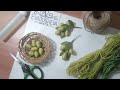 JUTE IDEAS 🌿 DIY jute olives (jute, twine) A new idea for creativity.