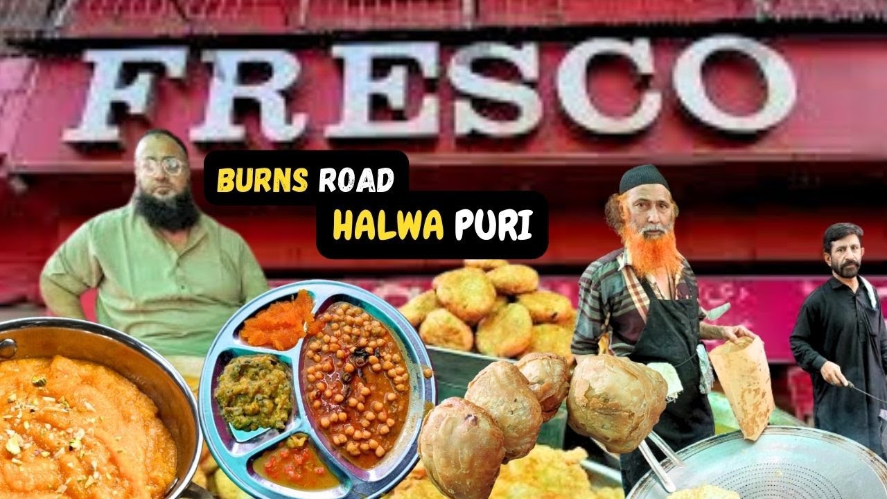 Nashta at Fresco Since 1952,Asli Ghee ka Halwa Matri, Kahori,Karachi