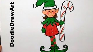 How to Draw a Cartoon Elf