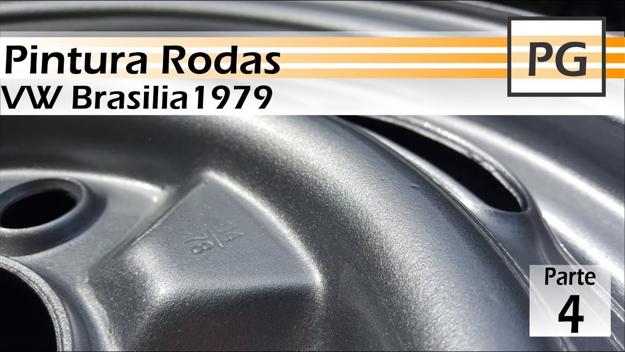 Pintura Rodas - Parte 4/4 - VW Brasilia