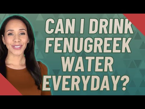 Video: Can Fenugreek Tea Be Drunk At Night