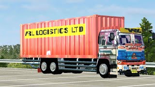 VRL LOGISTICS Cargo Truck Mod | Bus Simulator Indonesia(Bussid) | Driving All India Permit VRL Truck