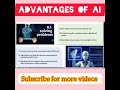 #advantages_of_AI #artificialintelligence #shortsvideo #ai #artificialintelligence_in_daily_life