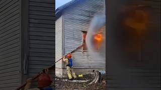 Firefighters Spray WATER OUTSIDE?! 😳🔥