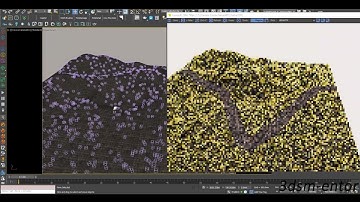 CORONA CHAOS SCATTER EXPLAINED | SCATTER | 3DSMAX | GRASS | CREATE LANDSCAPE | BASICS | Part 1