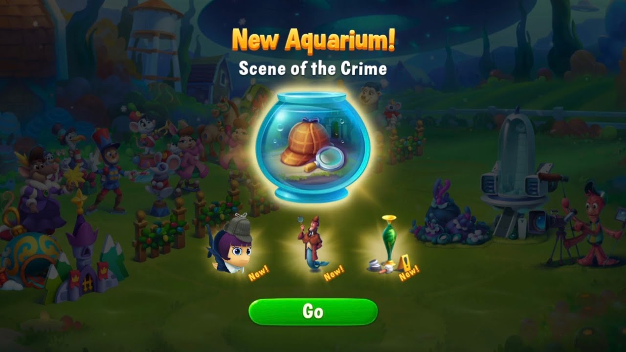 Fishdom Shopping Time with 291k, Get New Aquarium Scene of the Crime ...