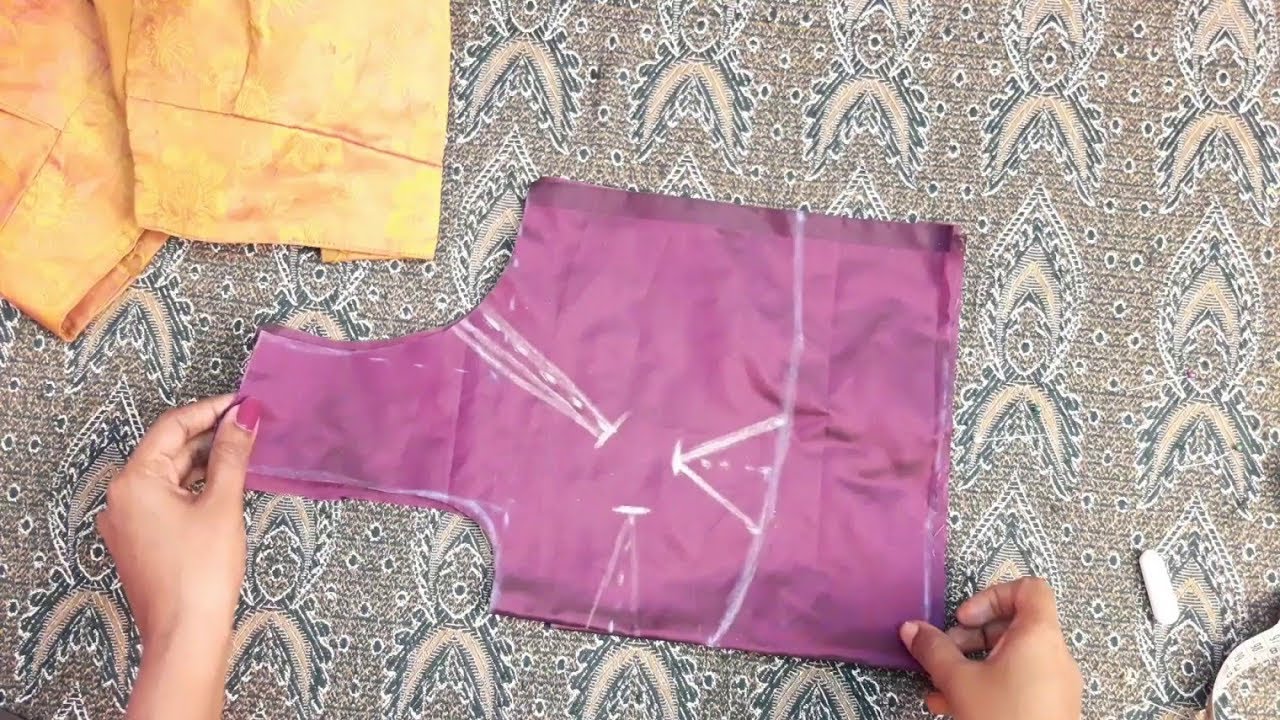 how to attach patti in blouse || Blouse patti attachment simple method ...